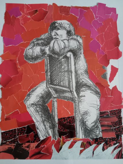 Annegret Müller, 812 Zorn 41 x 52 cm
