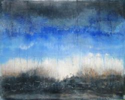 "Indigoblau" - Renate Fäth zeigt Horizonte