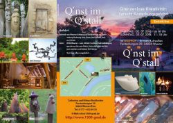 "Q'nst im Q'stall" im Gulfhof "Q'nst im Q'stall" im Gulfhof